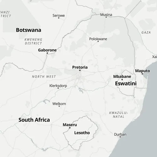 Map of South Africa