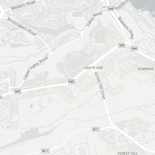 Map of South End