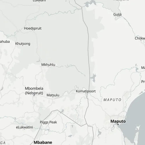 Map of South Kruger Park