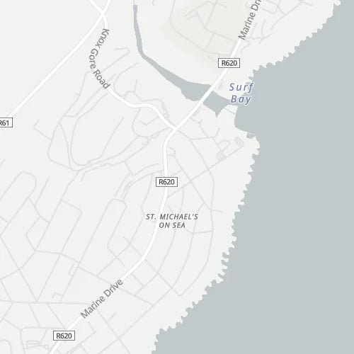 Map of St Michaels on Sea