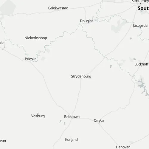 Map of Strydenburg