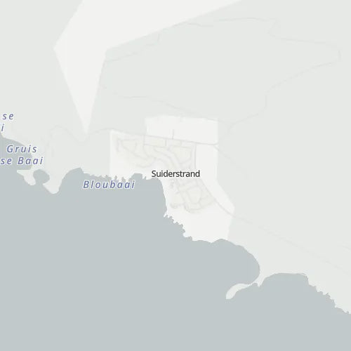 Map of Suiderstrand