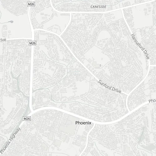 Map of Sunford