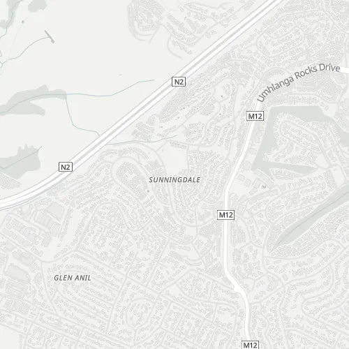 Map of Sunningdale (Umhlanga)