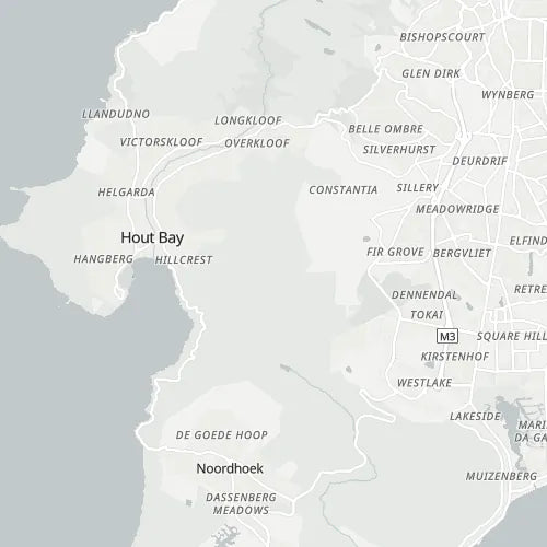 Map of Table Mountain National Park