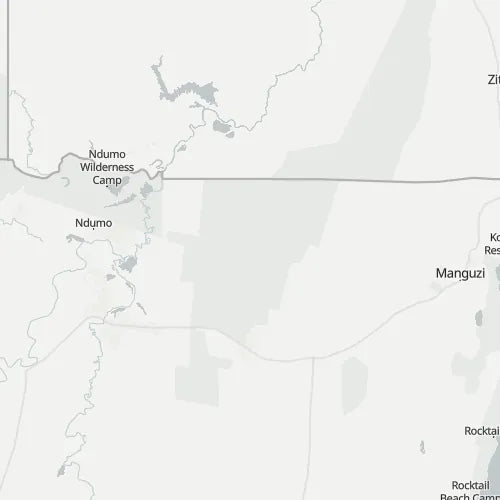 Map of Tembe Elephant National Park and surrounds