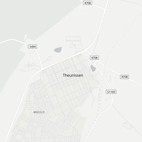 Map of Theunissen