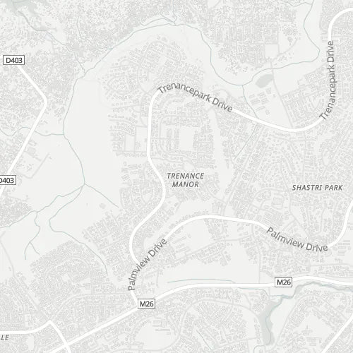 Map of Trenance Manor