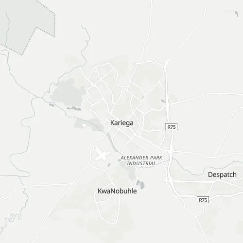 Map of Uitenhage