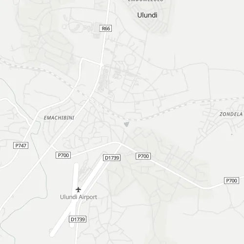 Map of Ulundi