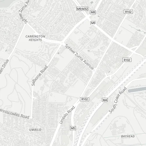 Map of Umbilo