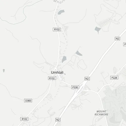 Map of Umhlali