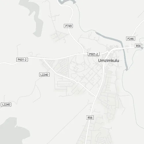 Map of Umzimkulu