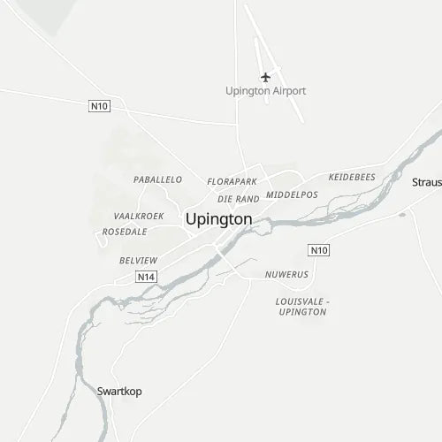 Map of Upington