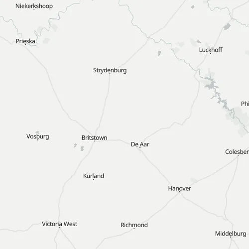Map of Upper Karoo