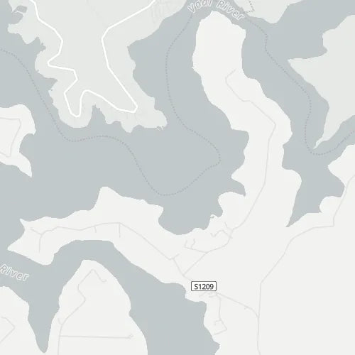 Map of Vaal Dam