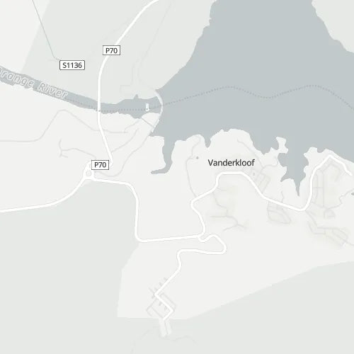 Map of Vanderkloof