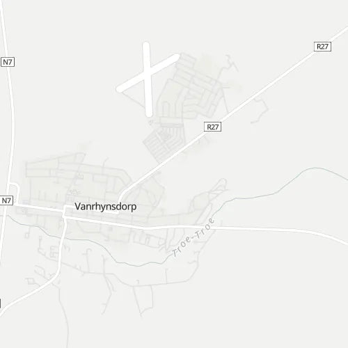 Map of Vanrhynsdorp
