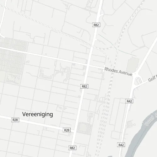 Map of Vereeniging