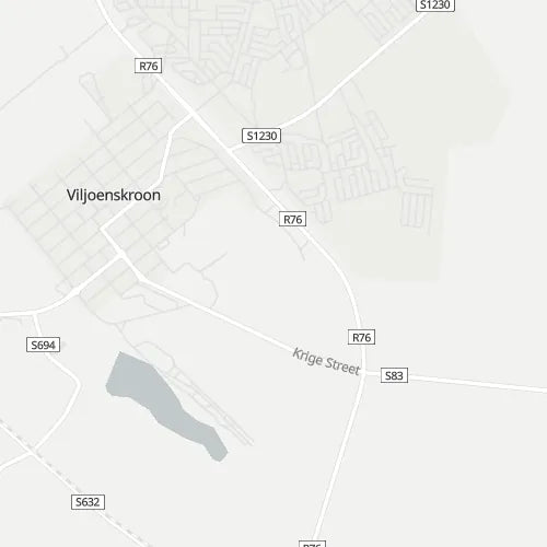 Map of Viljoenskroon