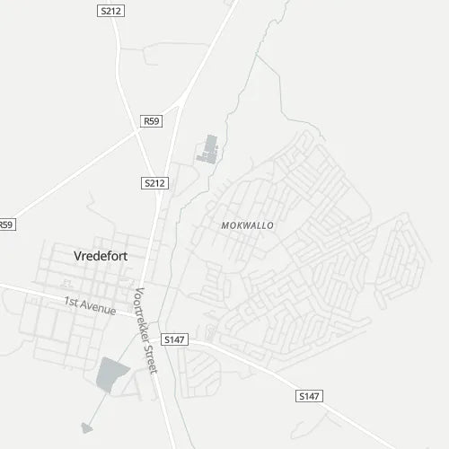 Map of Vredefort
