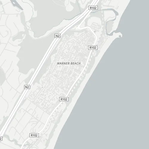 Map of Warner Beach