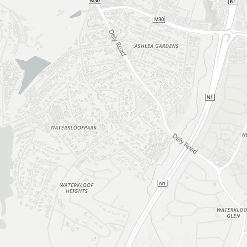 Map of Waterkloof Park