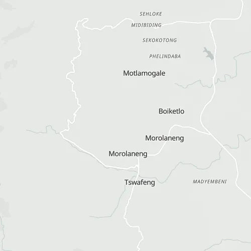 Map of Welgevonden Game Reserve
