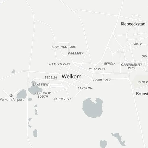 Map of Welkom