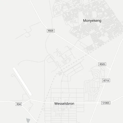 Map of Wesselsbron
