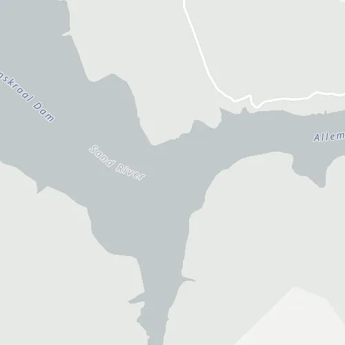 Map of Willem Pretorius Nature Reserve