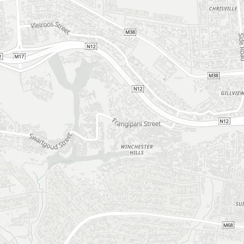 Map of Winchester Hills