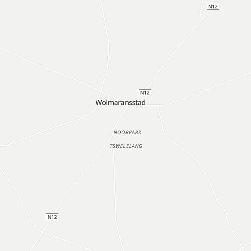 Map of Wolmaransstad