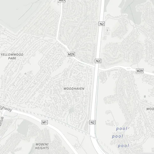 Map of Woodhaven