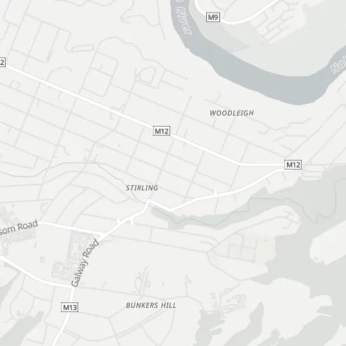 Map of Woodleigh