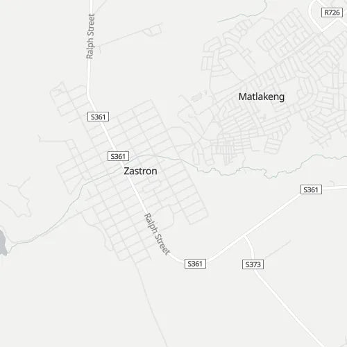Map of Zastron