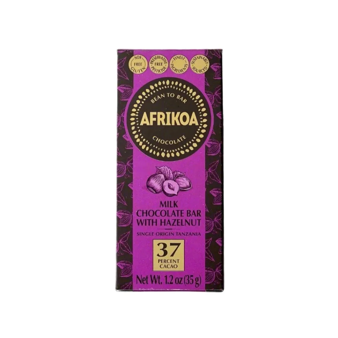 Milk Chocolate with Hazelnuts 35gr Bar