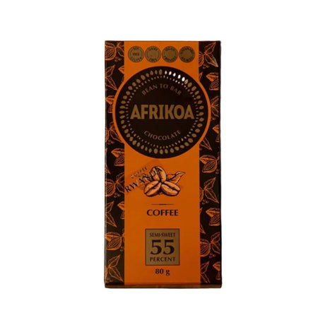 Semi-Sweet Chocolate with Coffee 100g Bar