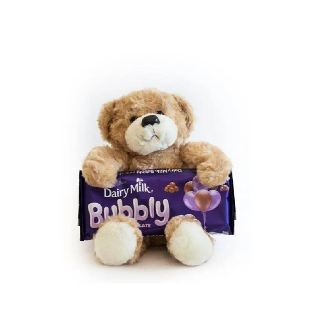 Small Teddy Bear & Cadbury's Bubbles