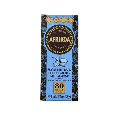 Sugar Free Chocolate with Almonds 35gr Bar