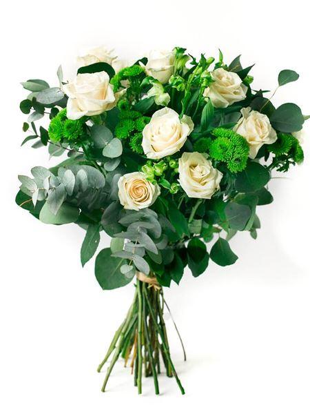 Cream Comfort Small (12 Roses) (As Shown) Bloomable