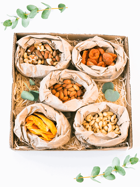 Dried Fruit and Nuts Snack Box As Shown Bloomable
