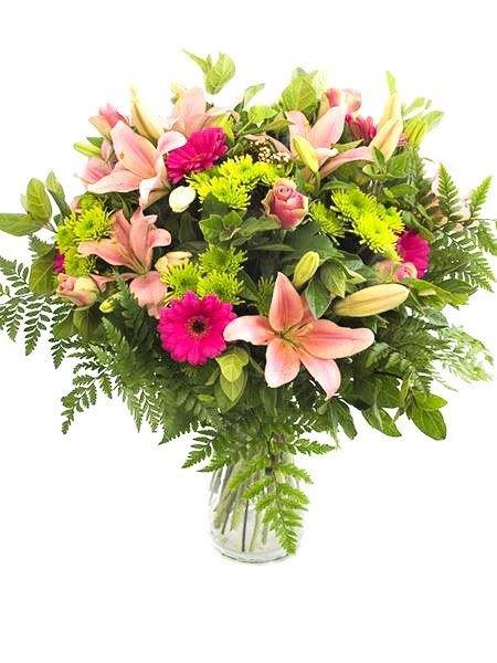 Heavenly Pink Vase Arrangement Small Bloomable