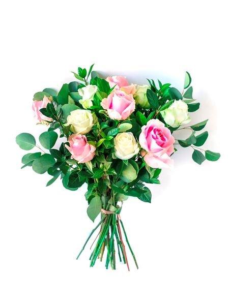 Mixed Pastels Small (8 Roses) Bloomable